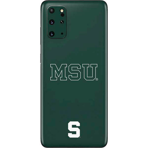 Michigan State University MSU Letters Galaxy S20 Plus Skin